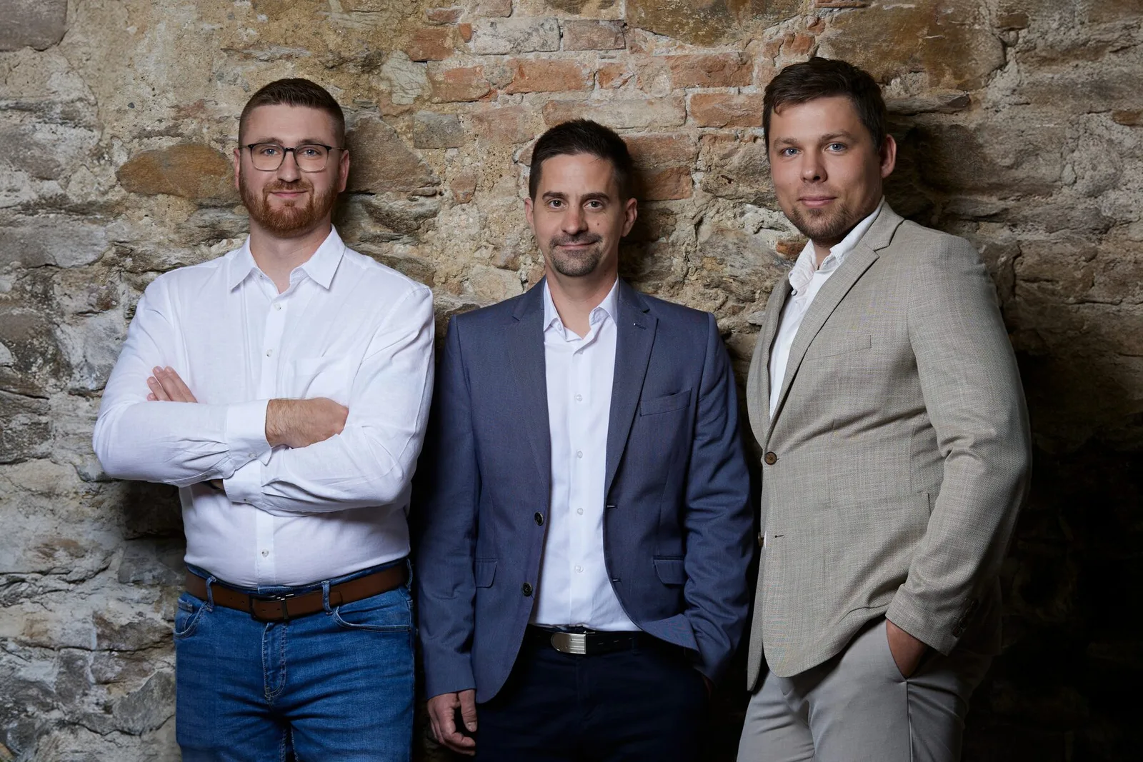 Precise management: Daniel Lacko, Dominik Drobuliak and Ivan Kočiš
